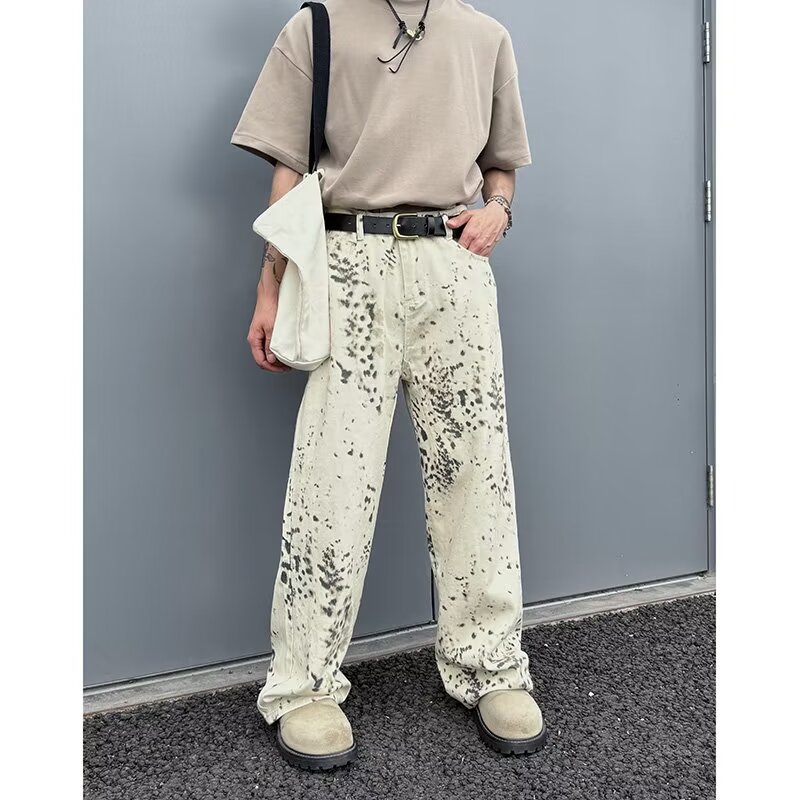 2000S giysi Y2K moda beyaz leo - Men'S Fashion With Baggy Jeans incelemesi ve fiyatı