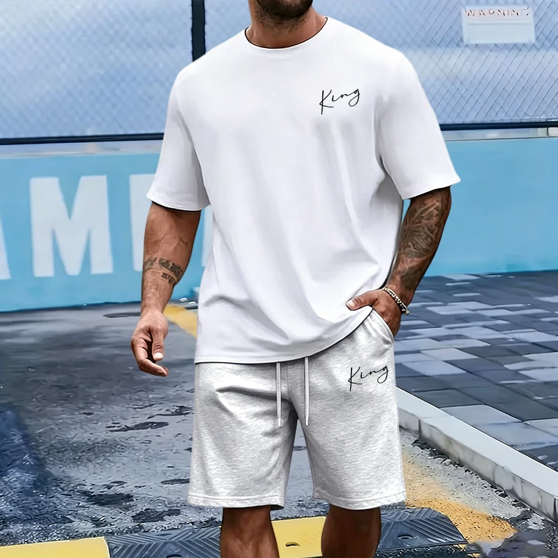 King Letter erkek Set Pamuklu  - Men Fashion King incelemesi ve fiyatı
