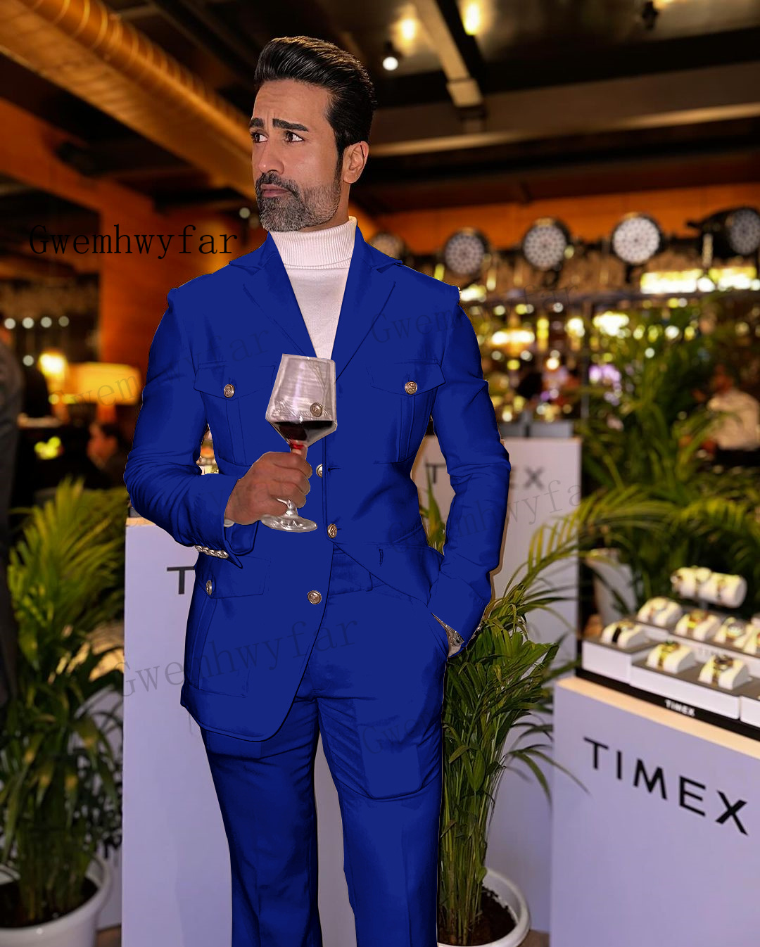 Gwslim Fit uzun kollu erkek gö - Slim Fit Blazer Men incelemesi ve fiyatı