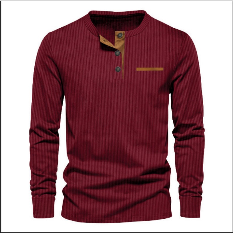 Erkek Fitilli Kadife Henley Ya - Quality Men'S Fashion incelemesi ve fiyatı